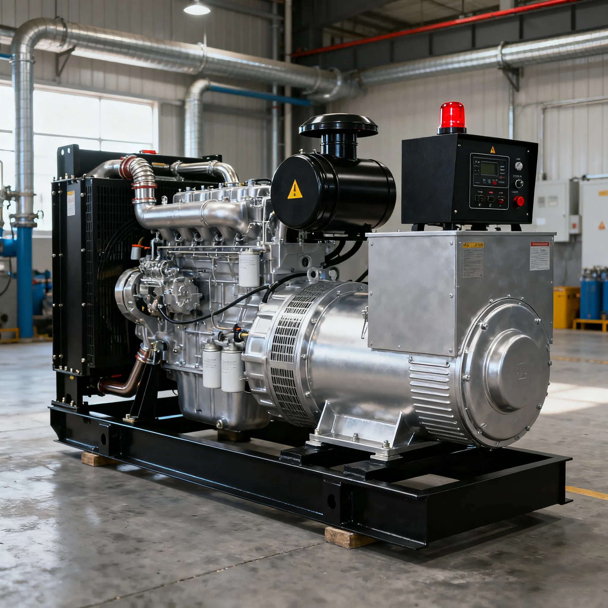 Diesel and gas generator